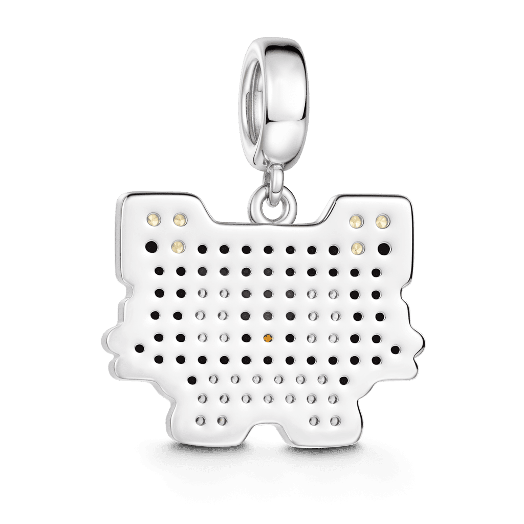 Gonce Pixel-Style Kitten Pendant Dangle Charm_5