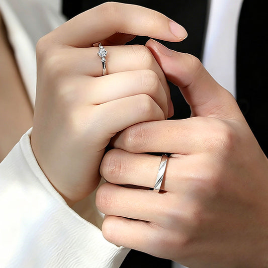 Gnoce 'Love At First Sight' Adjustable Diamond Women's Band_3