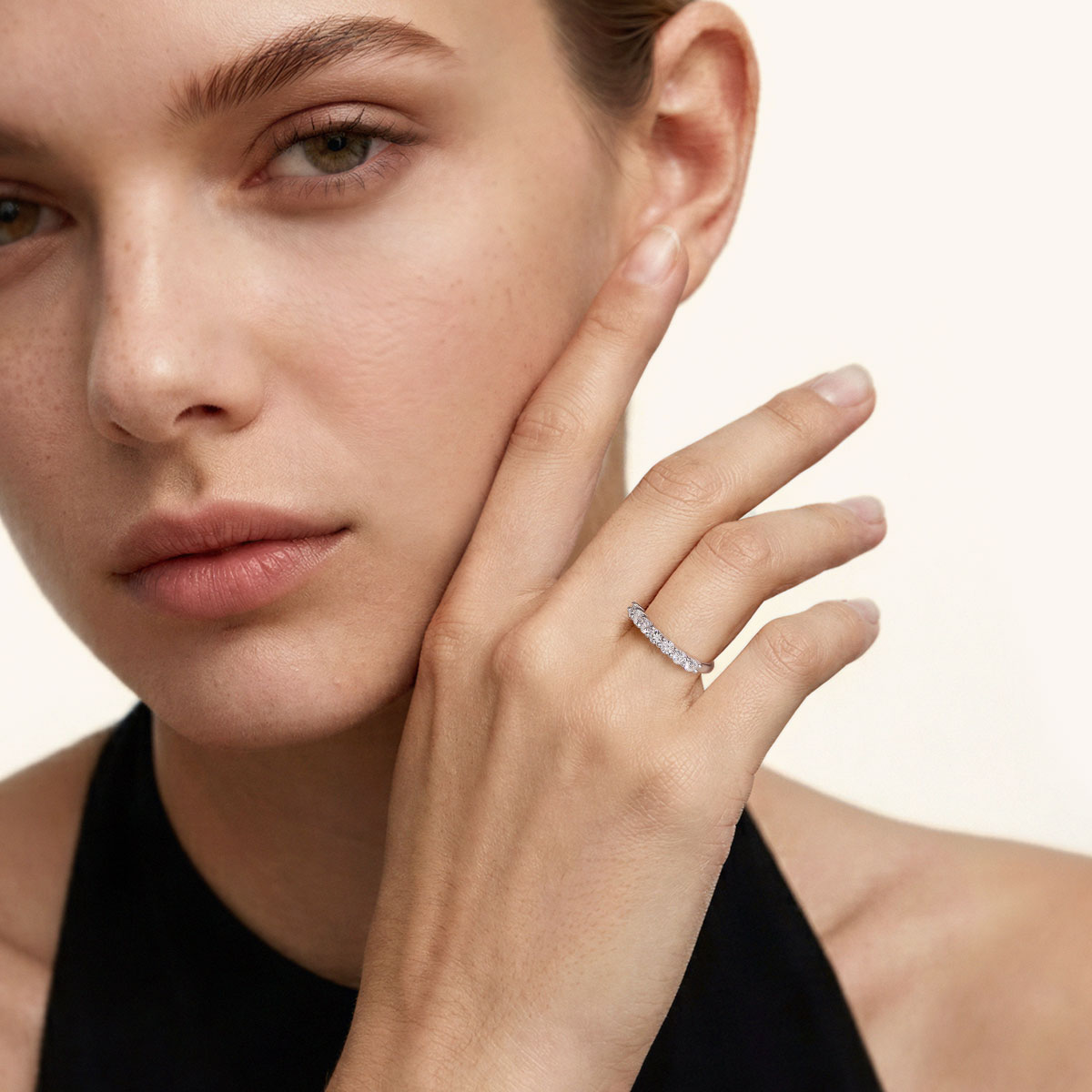 Gnoce Shiny 0.7 Ct Multiple Band Ring_6