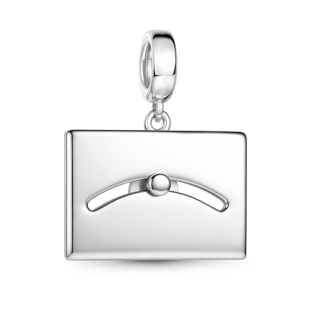 Gnoce Divination Board Charm Platinum-plated Silver Blend_6