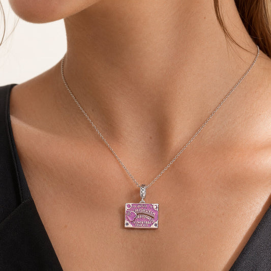 Gnoce Divination Board Charm Platinum-plated Silver Blend_3