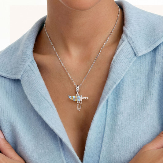 Gnoce Khanjar Dagge Charm Platinum-plated Silver Blend_3