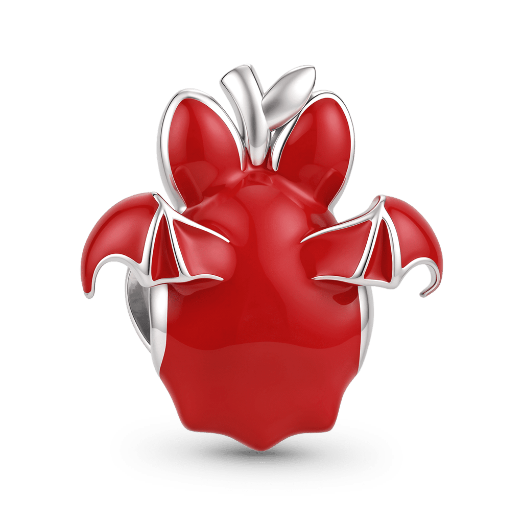 Gnoce Apple Bat Charm Platinum-plated Silver Blend_5