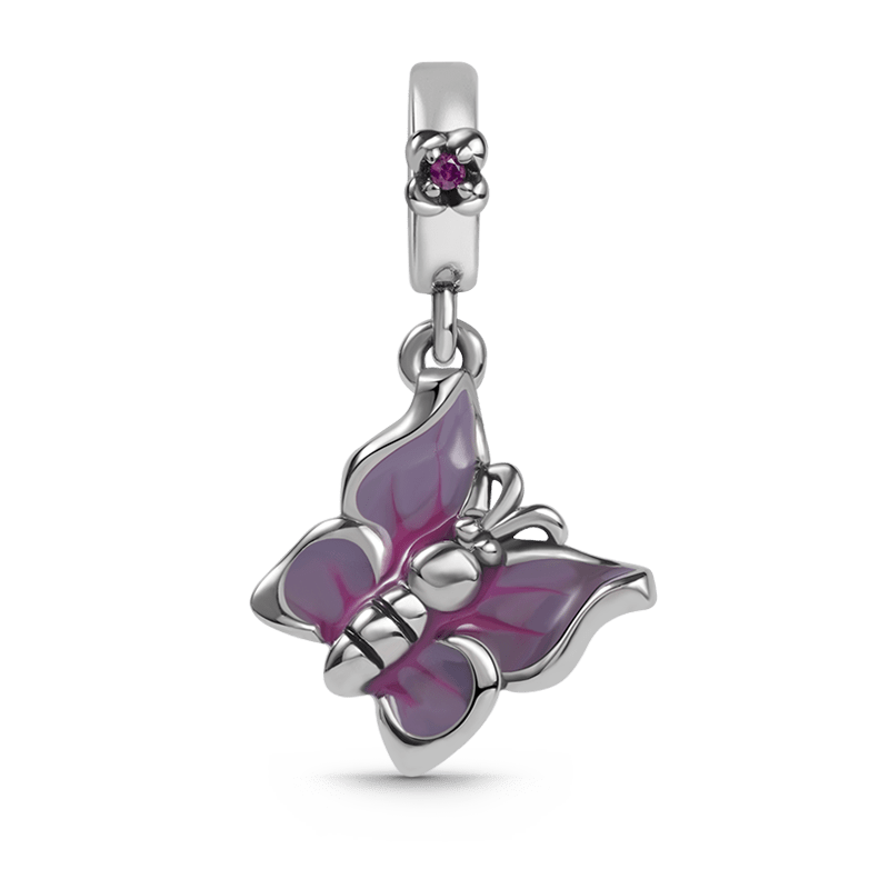 Butterfly Pendant Dangle Charm Sterling Silver_1