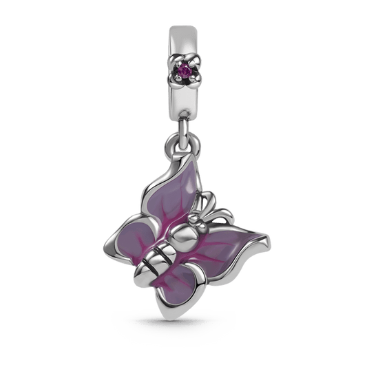Butterfly Pendant Dangle Charm Sterling Silver_1