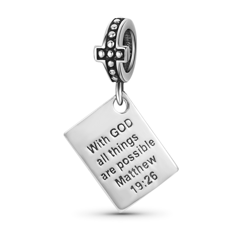 Bible Pendant Dangle Charm Sterling Silver_1
