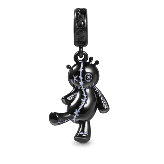 Voodoo Doll Pendant Dangle Charm Sterling Silver_1