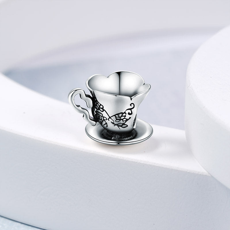 Teacup Charm Bead Sterling Silver_3