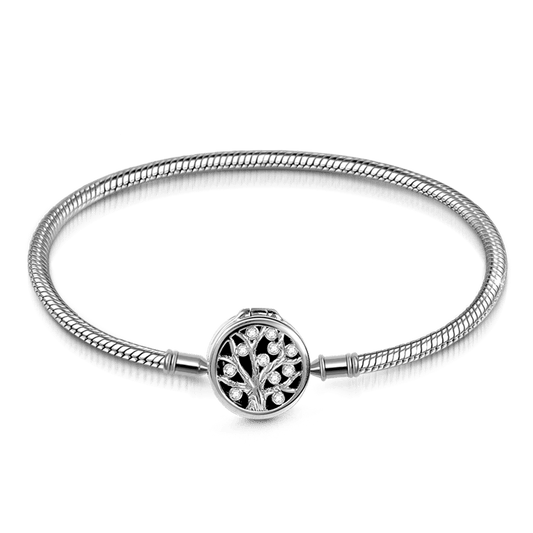 Gnoce Essential Oil Diffuser Bracelet Platinum-plated Silver Blend_1