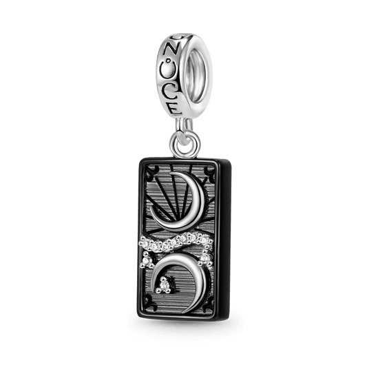 Gnoce the Moon Tarot 925 Sterling Silver Black Plated Pendant_1