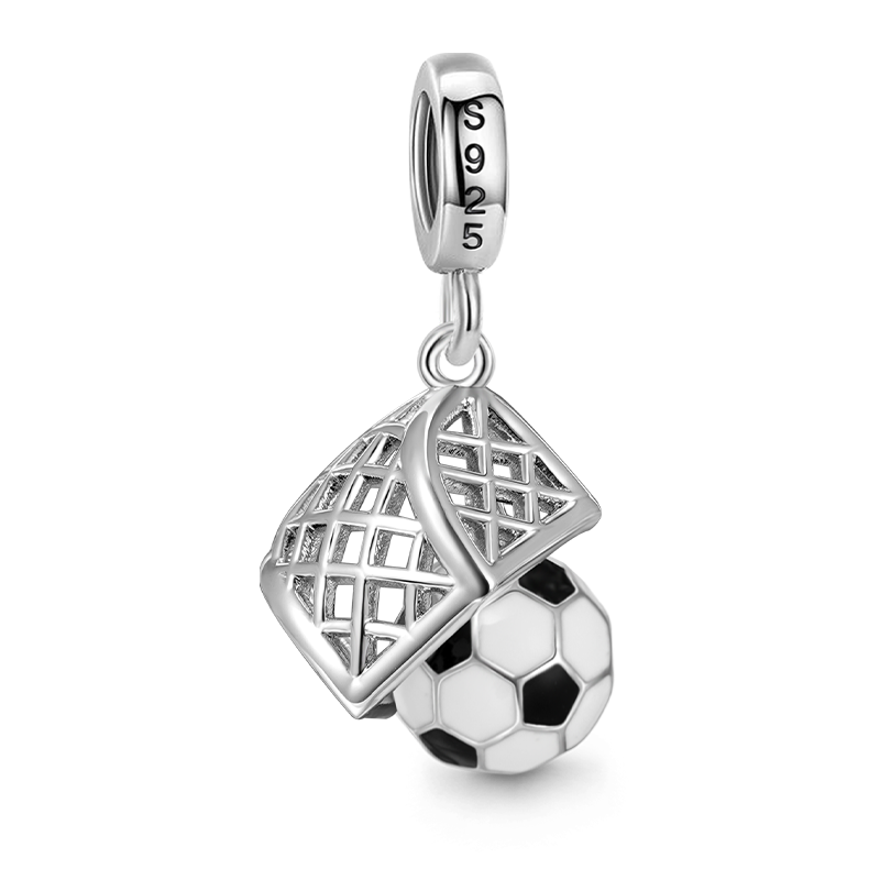 Gnoce Football Competition Shot Pendant Dangle Charm_2