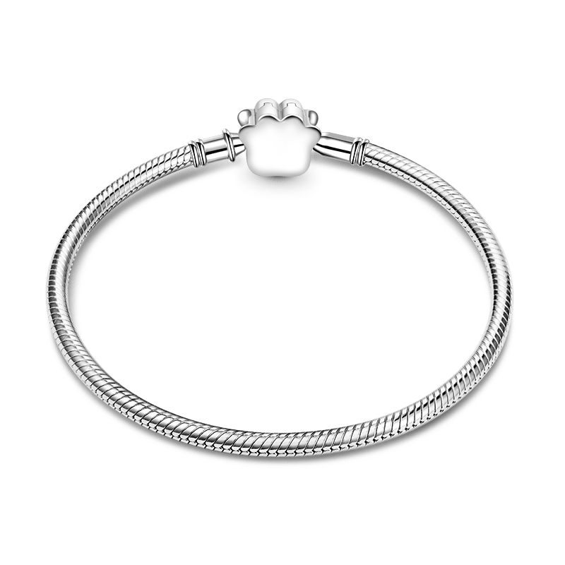 Gnoce Pet Paw Basic Snake Chain Bracelet_2