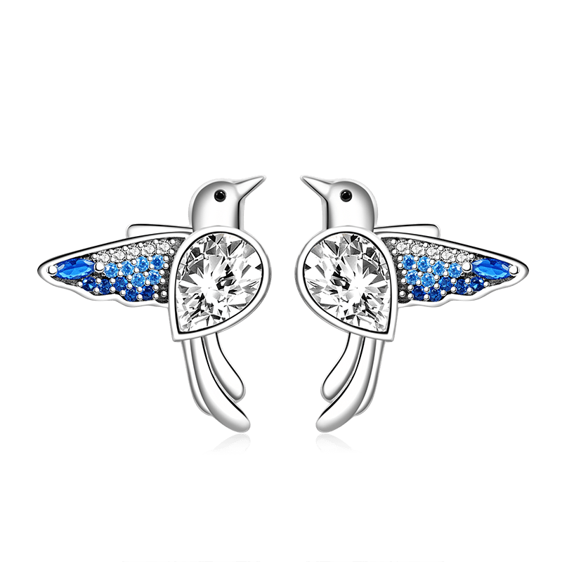 Gnoce Hummingbird Stud Earrings_1