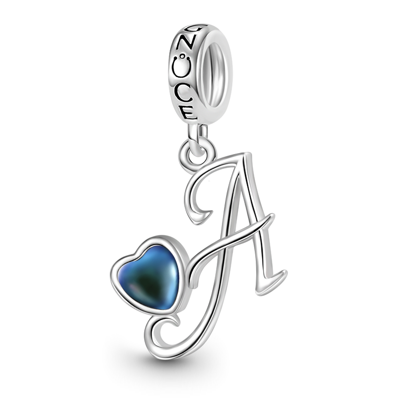 Gnoce Best Initial Letter Mood Pendant Dangle Charm_2