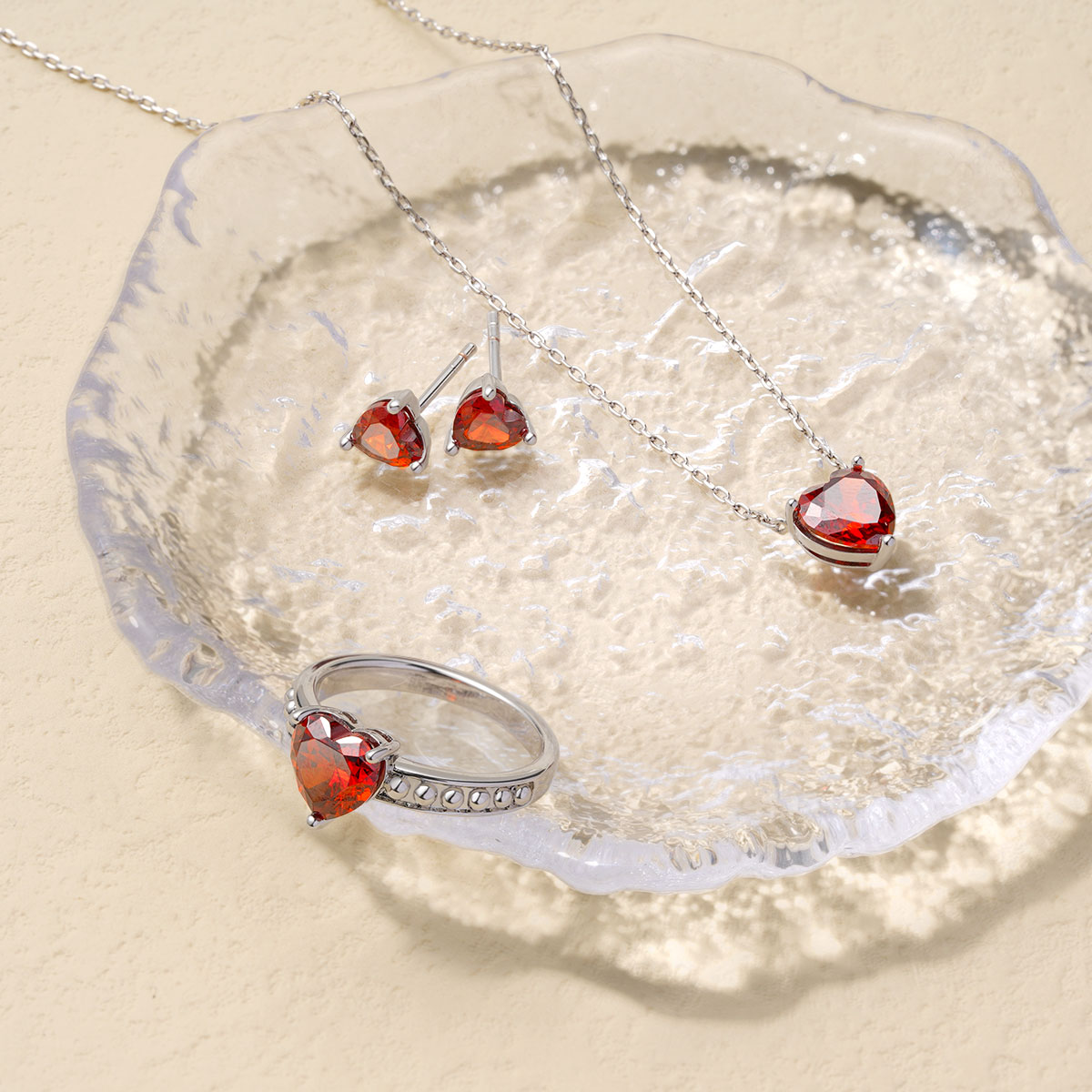 Gnoce Birthstone Heart Ring_3