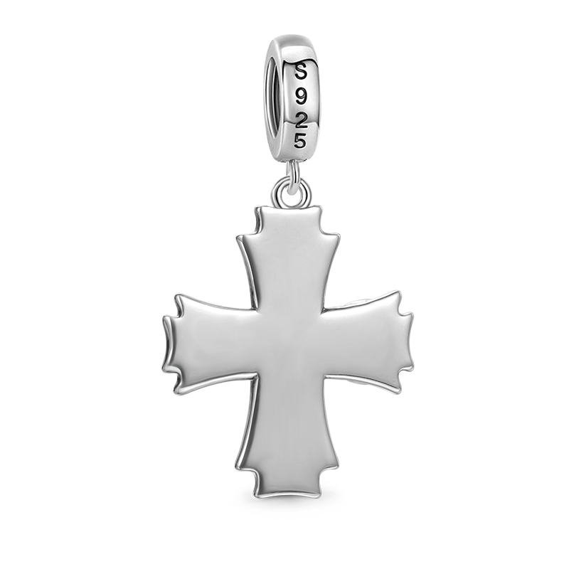 Gnoce Love Spring Cross Pendant Dangle Charm_2