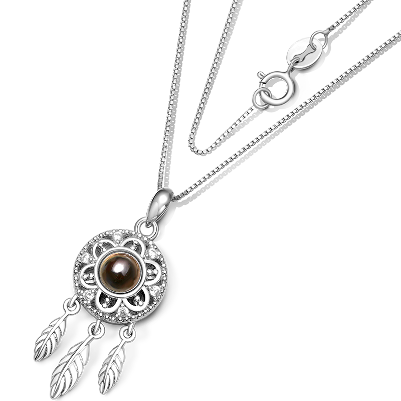 Gnoce Projection Dream Catcher Photo Necklace_2