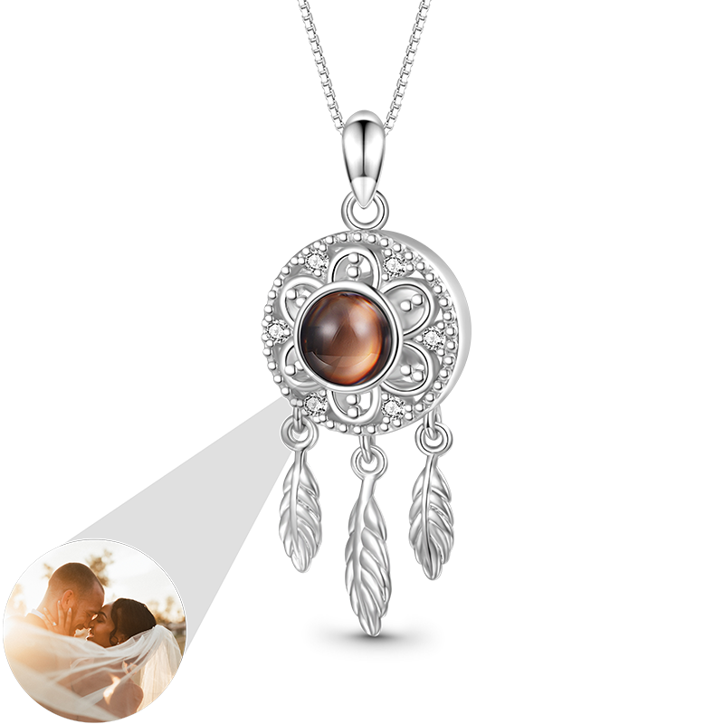 Gnoce Projection Dream Catcher Photo Necklace_1