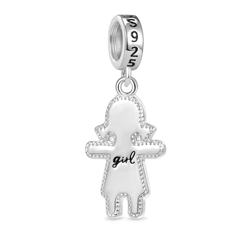 Gnoce Little Girl Pendant Dangle Charm_2