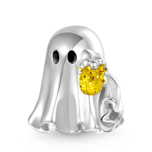 Gnoce Ghost Drinking Beer Halloween Gift Charm_1