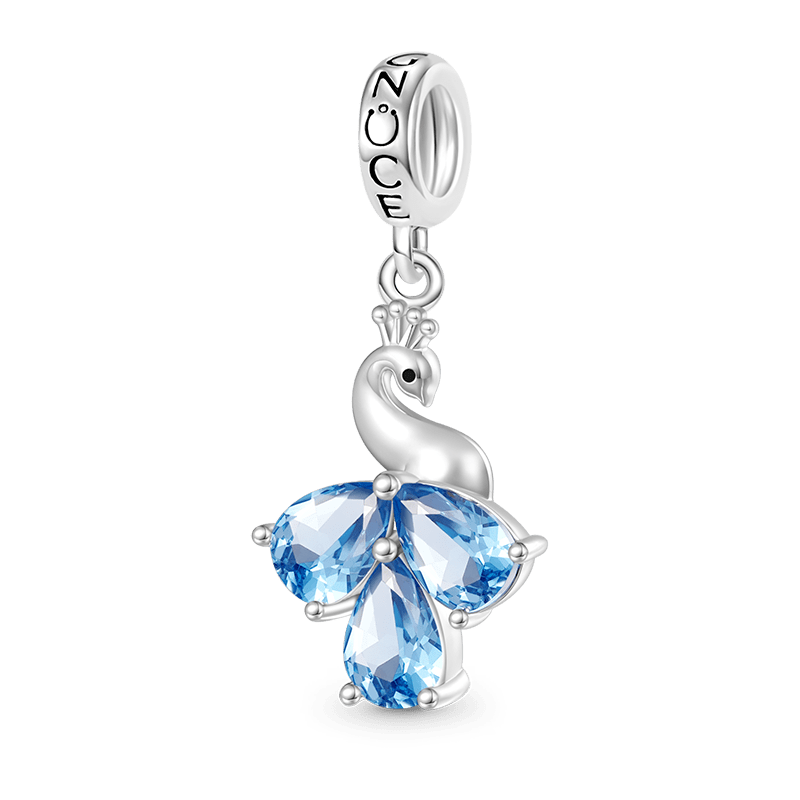 Gnoce Peacock Pendant Dangle Charm_1