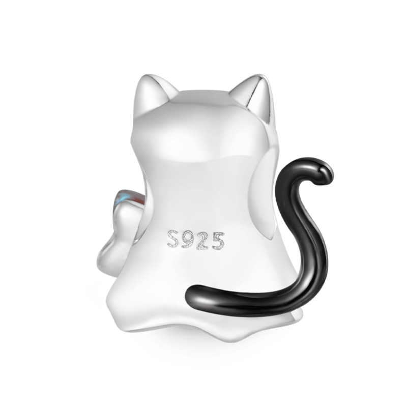 Gnoce Halloween Cat Ghost Charm_2