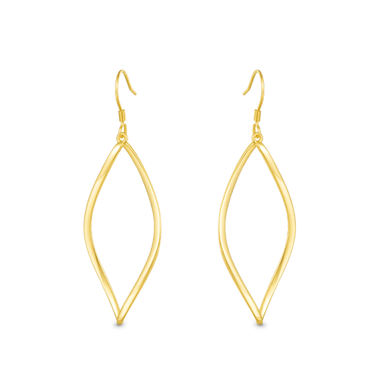 Gnoce Hollow Twisted Dangle Earrings_1