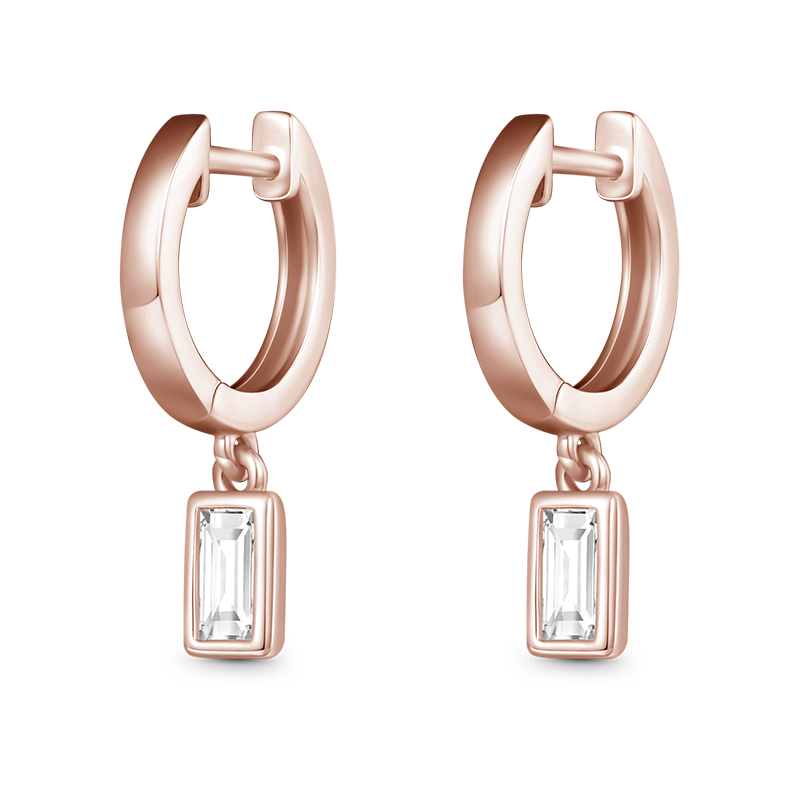 Gnoce Square CZ Drop Earrings_2