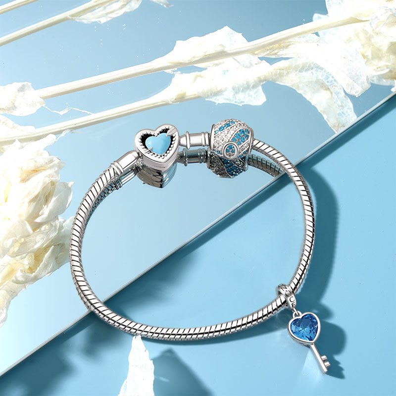 Gnoce Moonstone Basic Snake Chain Bracelet Platinum-plated Silver Blend_3