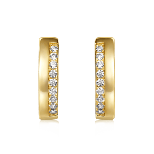 Gnoce Diamond Hug Hoop Earrings_1