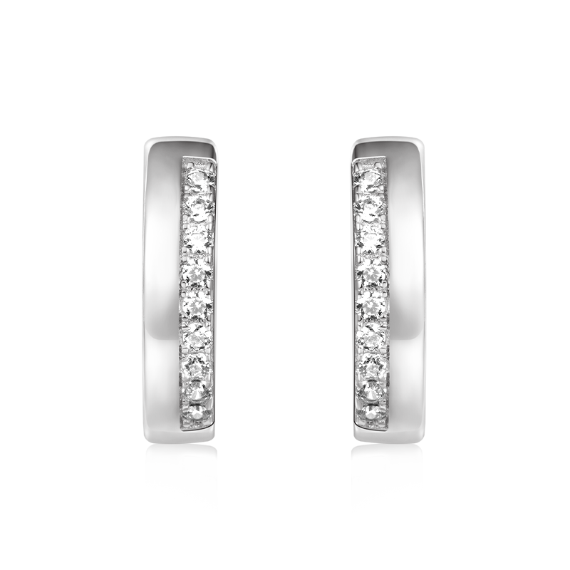 Gnoce Diamond Hug Hoop Earrings_4