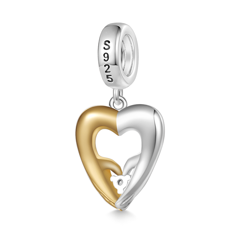 Gnoce Heart Gesture Pendant Dangle Charm_3