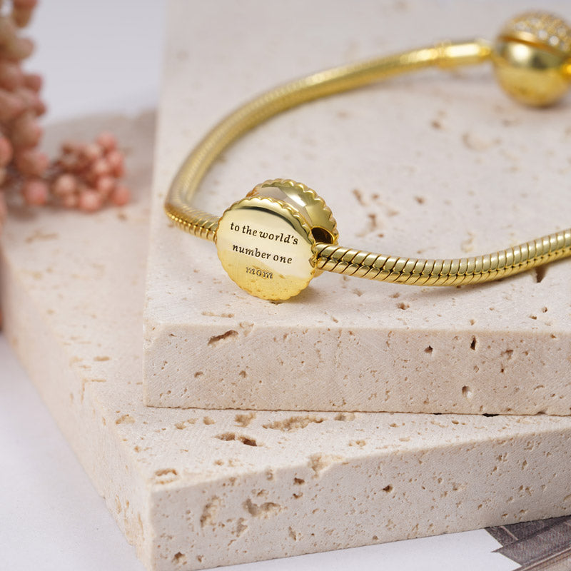 Koala Mother & Child Charm Bead Sterling Silver 18K Gold Plated Mother's Day Gift_3