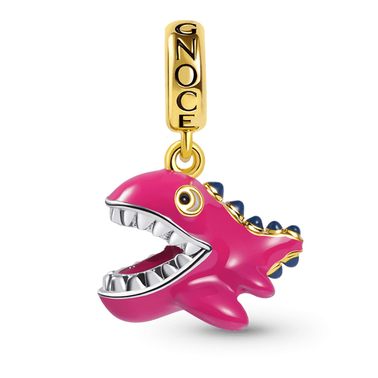 Mosasaurus Pendant Dangle Charm Sterling Silver 18k Gold Plated_1