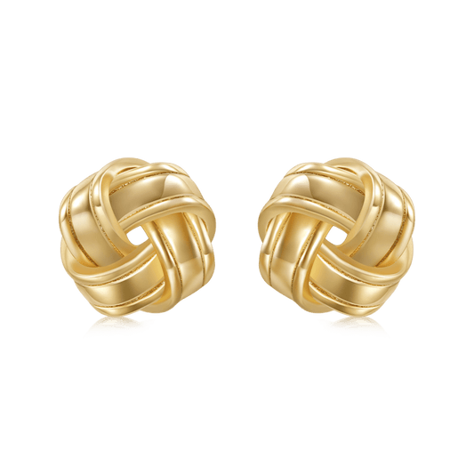 Gnoce Love Knot Studs Earrings_1