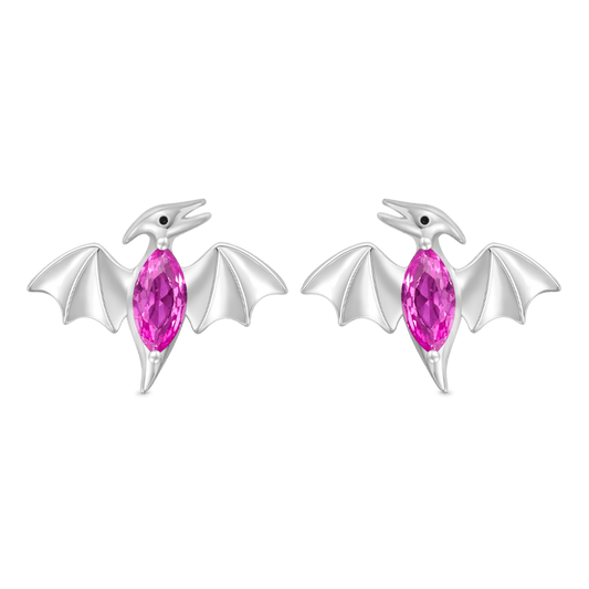 Gnoce Dinosaur Pterodactyl Stud Earrings_1