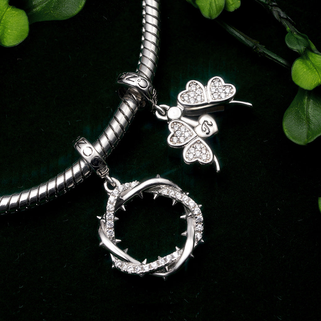 Gnoce Crown Of Thorns Pendant Dangle Charm_3