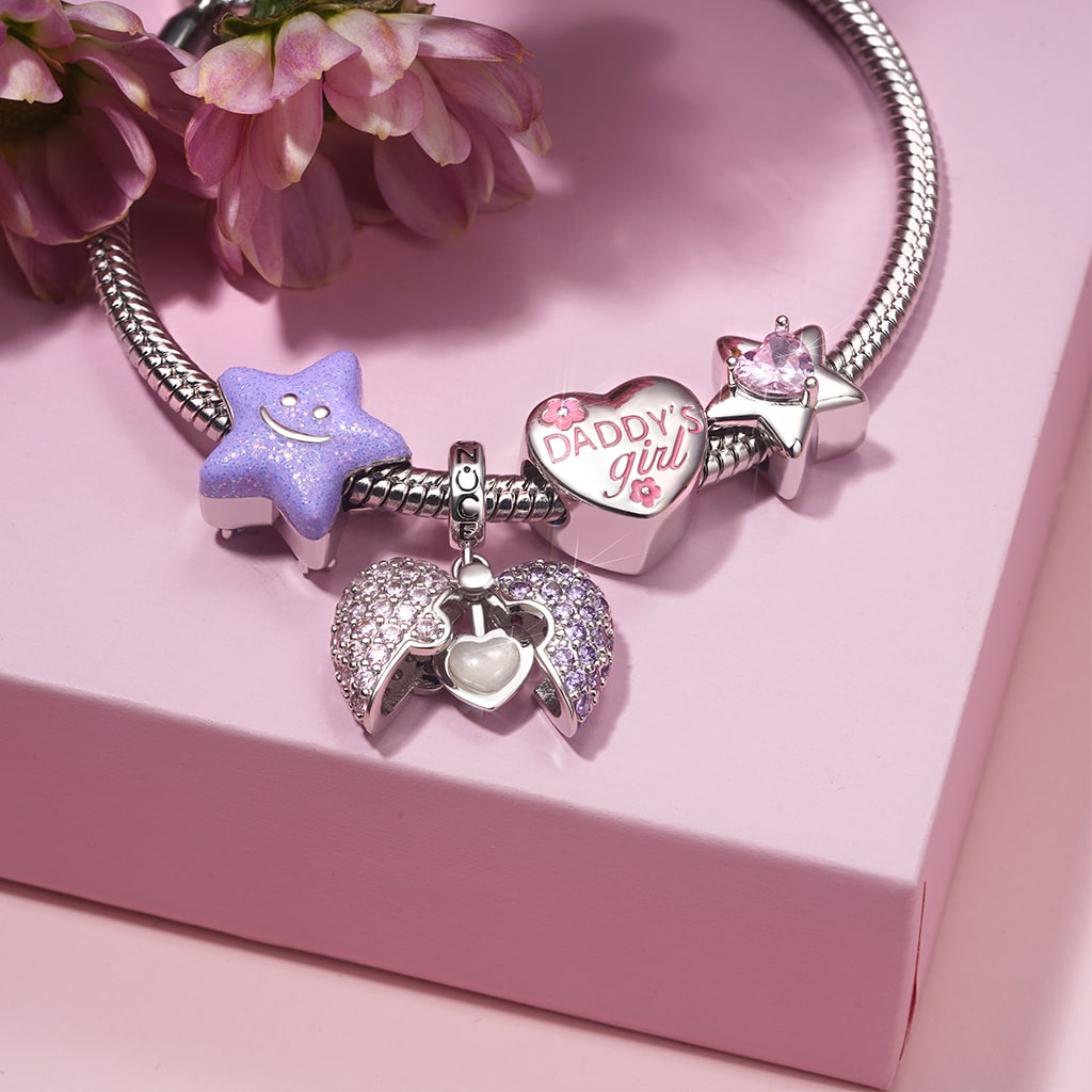 Gnoce Engravable Star Birthstone Charm_2