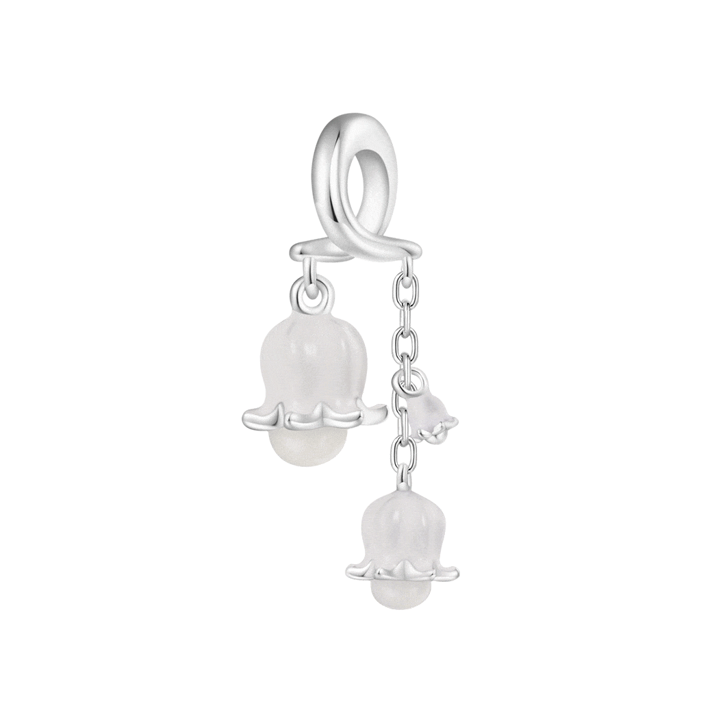 Gnoce Glow-in-the-Dark Blooming Lily of the Valley Charm_1