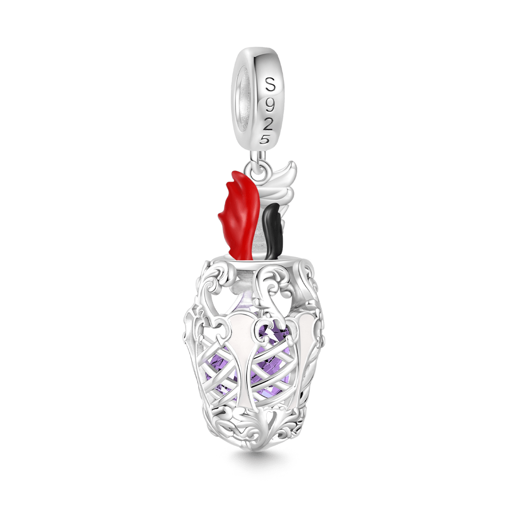 Gnoce Splendor Solis Feather Pendant Dangle Charm_2