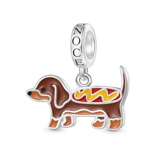 Gnoce Dachshund Pendant Dangle Charm_1