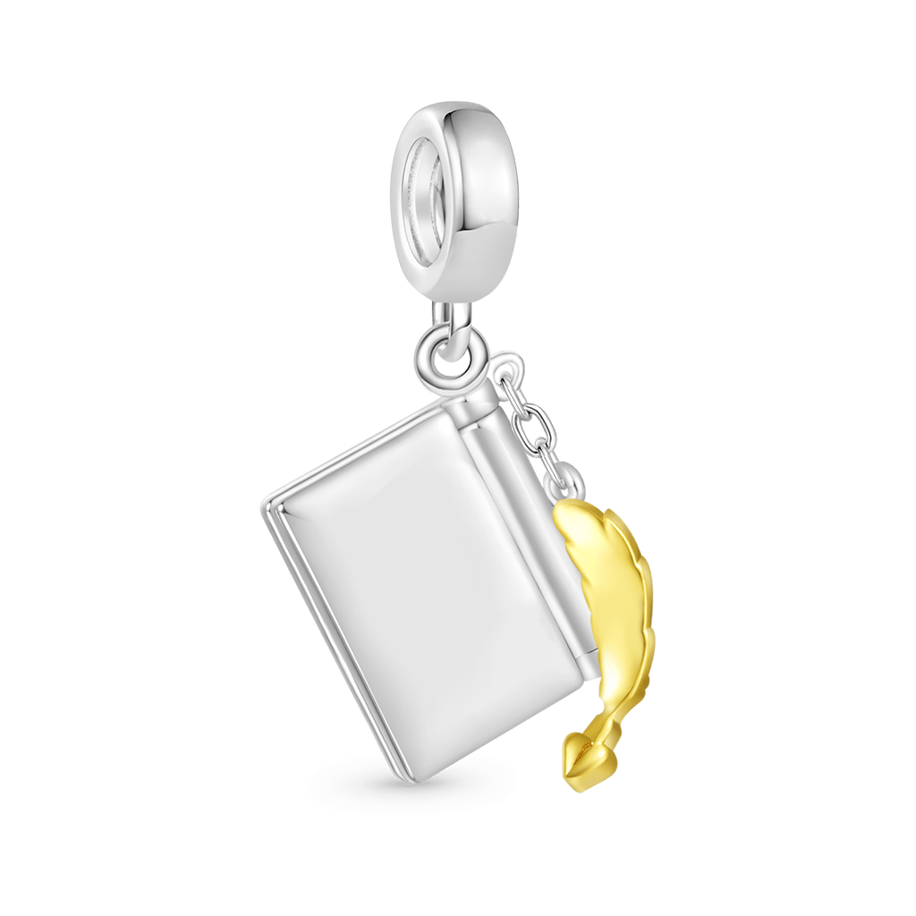 Gnoce “I lOVE READING" Openable Book Pendant Dangle Charm_4