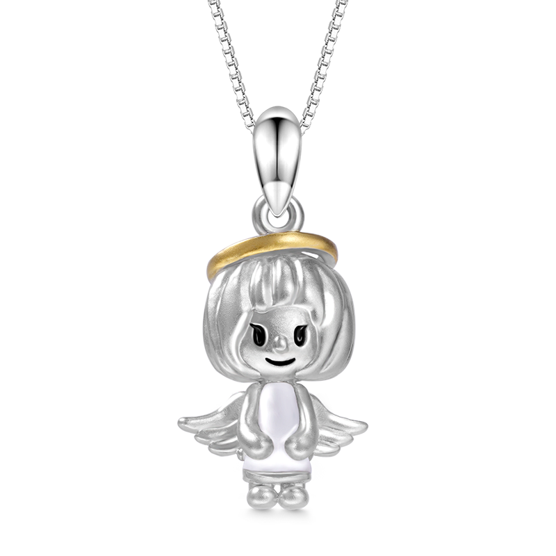 Gnoce Cute Angel Necklace_1