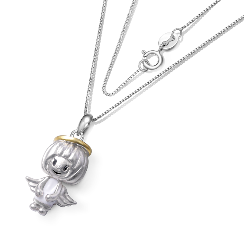 Gnoce Cute Angel Necklace_2