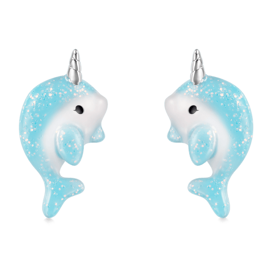 Gnoce Narwhal Stud Earrings_1