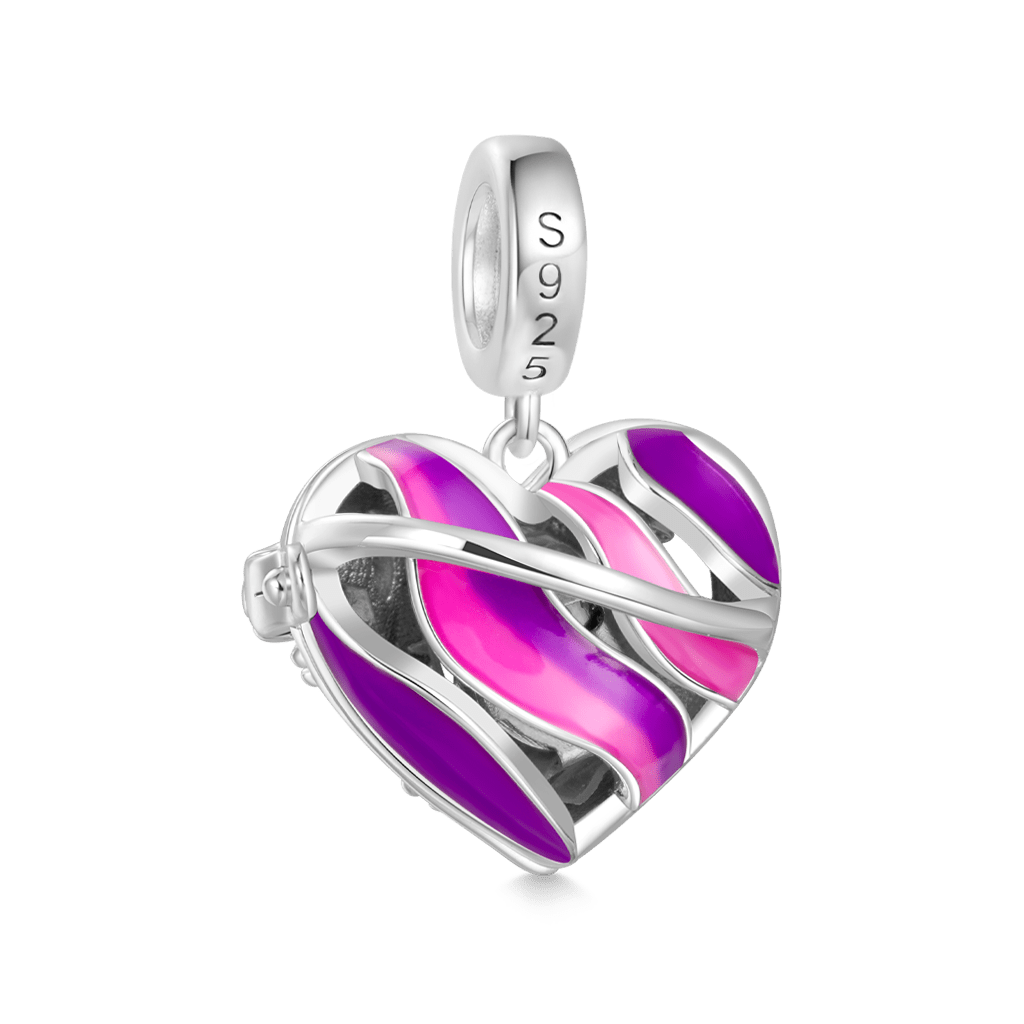 Gnoce Heart Solar System Wireless LED Glow Saturn Pendant Dangle Charm_4