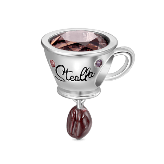 Gnoce Engravable Coffee Cup Hanging Coffee Bean Charm_1