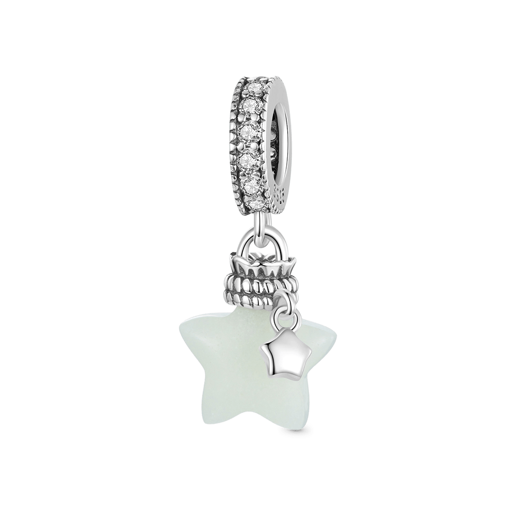 Gnoce Star Wishing Bottle Glow-in-the-Dark Pendant Dangle Charm_2