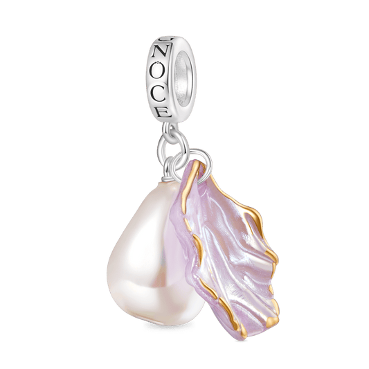 Gnoce Summer Ocean Shell Baroque Pearl Pendant Dangle Charm_1