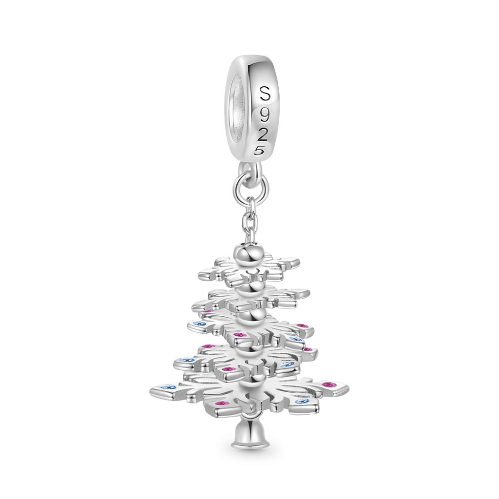 Gnoce Christmas Snowflake Tree Pendant Dangle Charm_2
